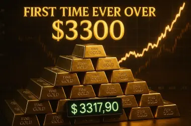Gold over $3300 first time