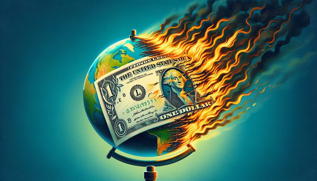 us dollar globe