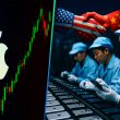 Apple stock growth China US