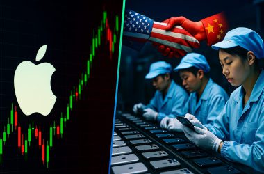 Apple stock growth China US