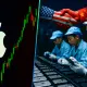 Apple stock growth China US
