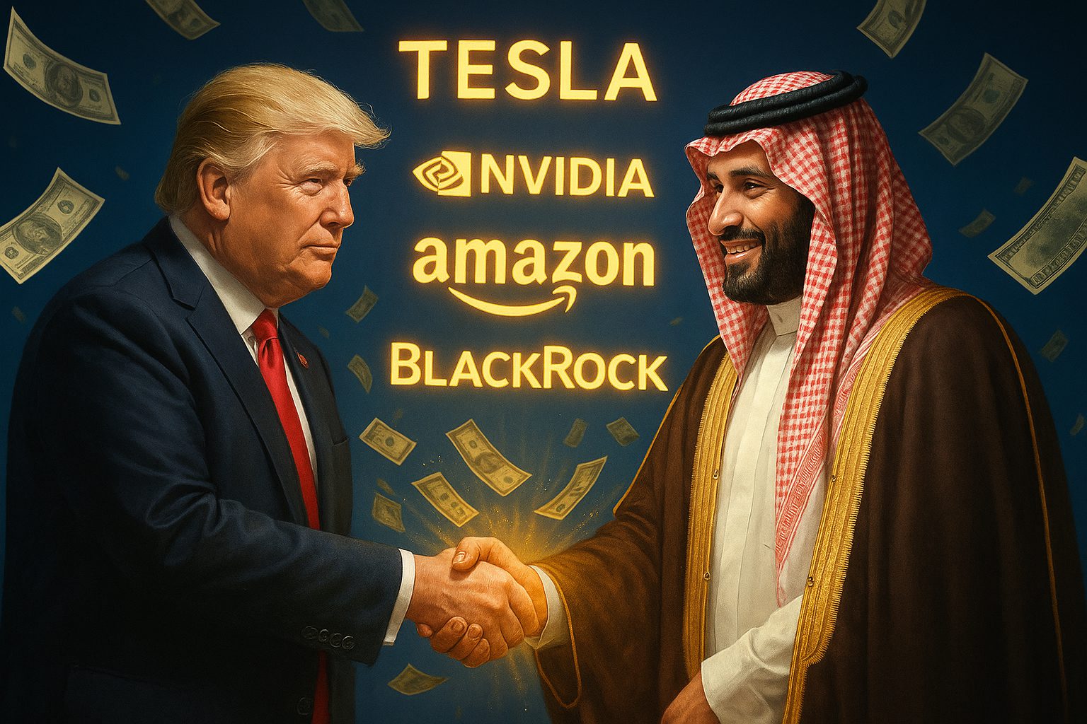 Trump Opens Saudi Checkbook: 13 U.S. Stocks at Center of $600B Deal