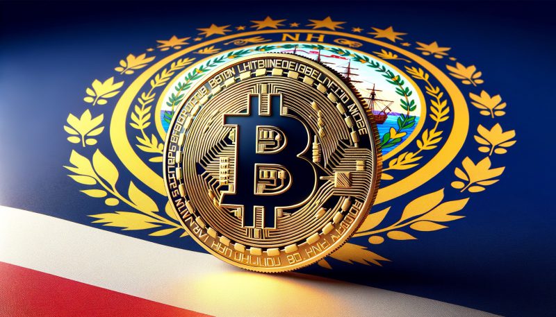 Bitcoin New Hampshire Flag