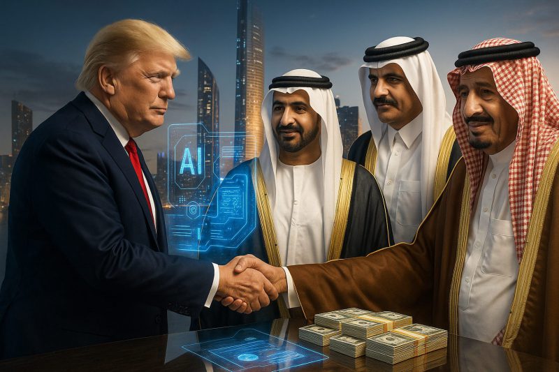 Trumpo UAE handshake AI deal