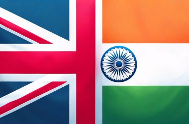 UK and India Flags