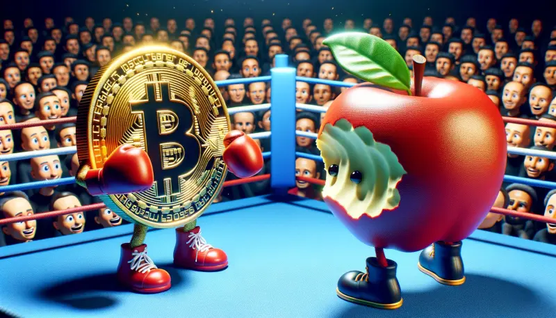 BTC vs Apple