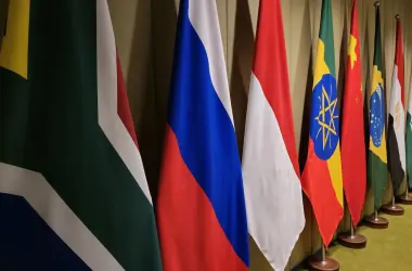BRICS Plus Countries flags