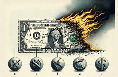 de-dollarization dollar burning