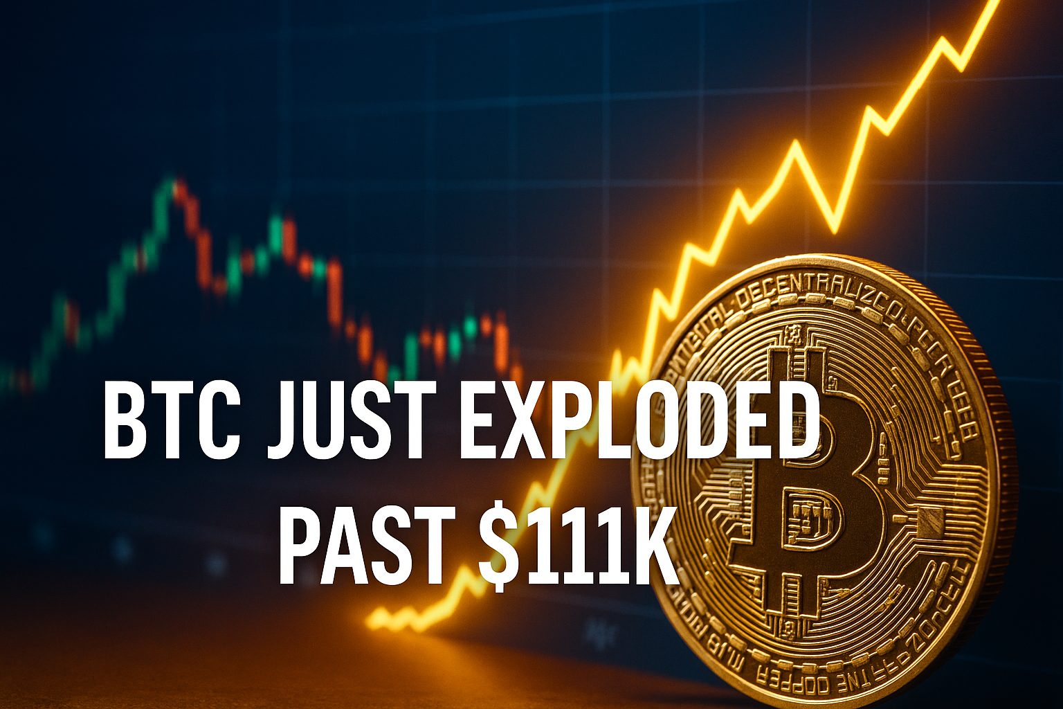 BTC Just Exploded Past $111K, Here’s What’s Driving It Now