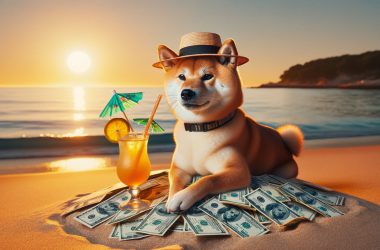 Shiba Inu beach