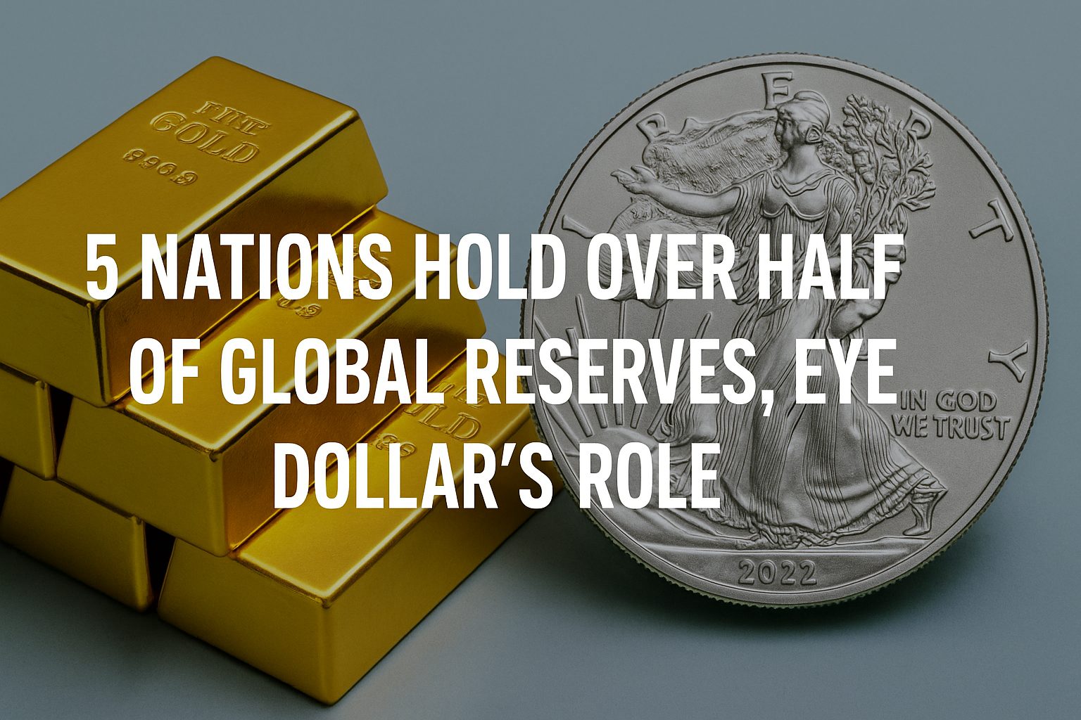Gold Challenges US Dollar: These 5 Countries Control Over Half of Global Reserves