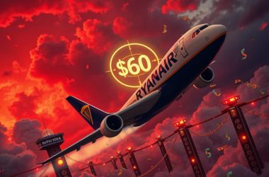 Ryanair air with price target clouds red