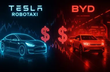 Tesla Robotaxi vs BYD