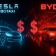 Tesla Robotaxi vs BYD