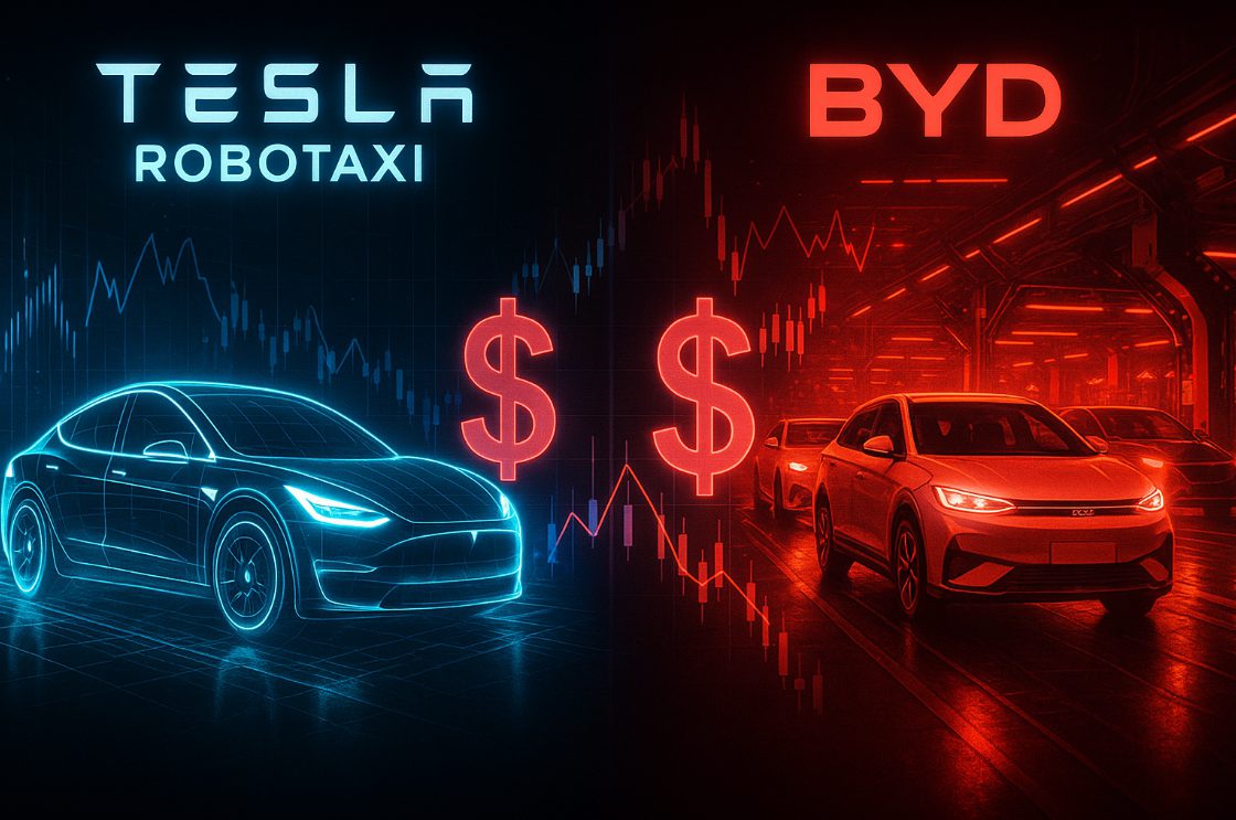 Tesla (TSLA) vs BYD: $157B Giant’s 416K Sales Outpace Musk’s $200B Robotaxi Bet