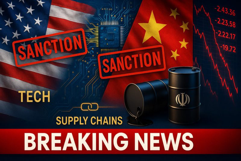 US china new sanctions tech supply chains