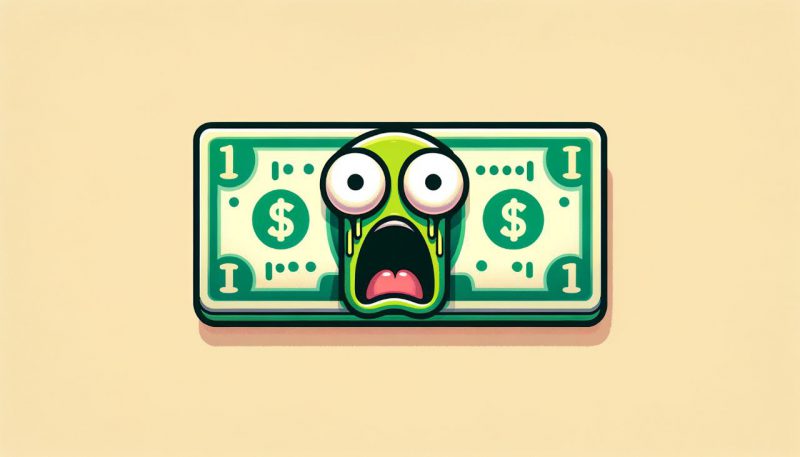 A SHOCKED USD BILL