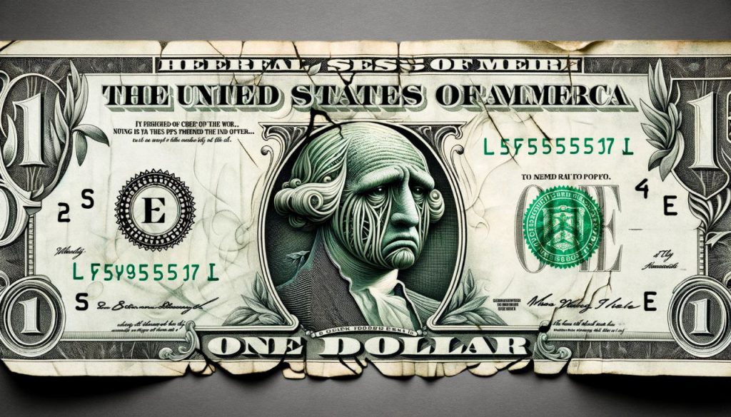 sad usd bill