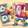 USD being punched by yuan