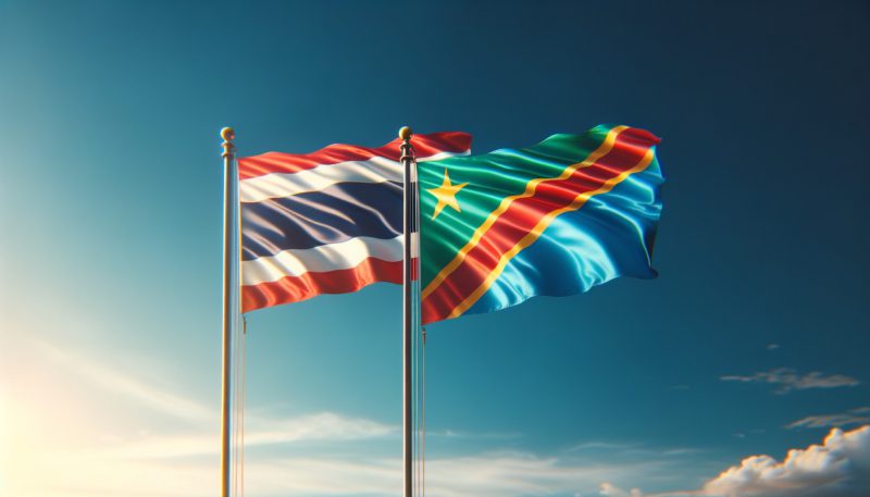 thailand republic of congo flags