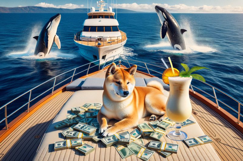 Shiba Inu Pina Colada Yacht Whales