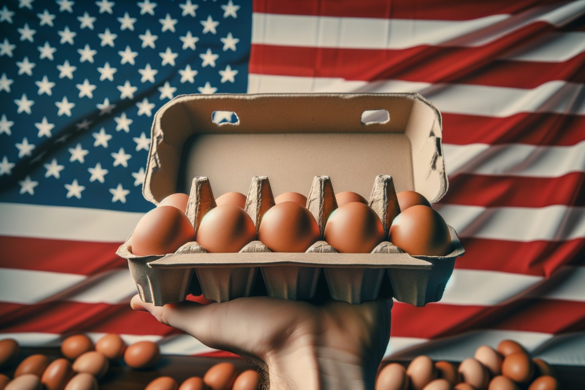 US: Egg Prices Fall 61% Since President Trump Took Office