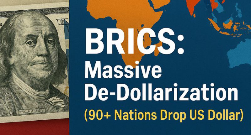 BRICS de-dollarization nations