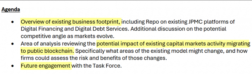 SEC crypto task force agenda document