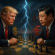 Trump vs Xi playing chess de-dollarization