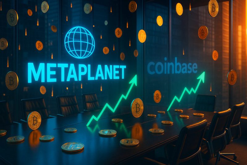 Metaplanet passes Coinbase in Bitcoin Holding