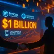 Anthony Pompliano and ProCap Financial logo merging with Columbus Circle Capital