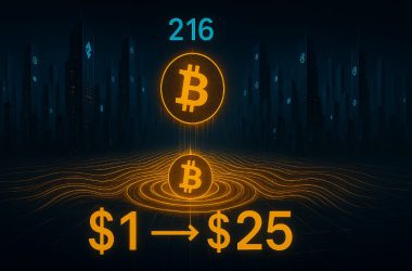 216 entities control 30% of BTC