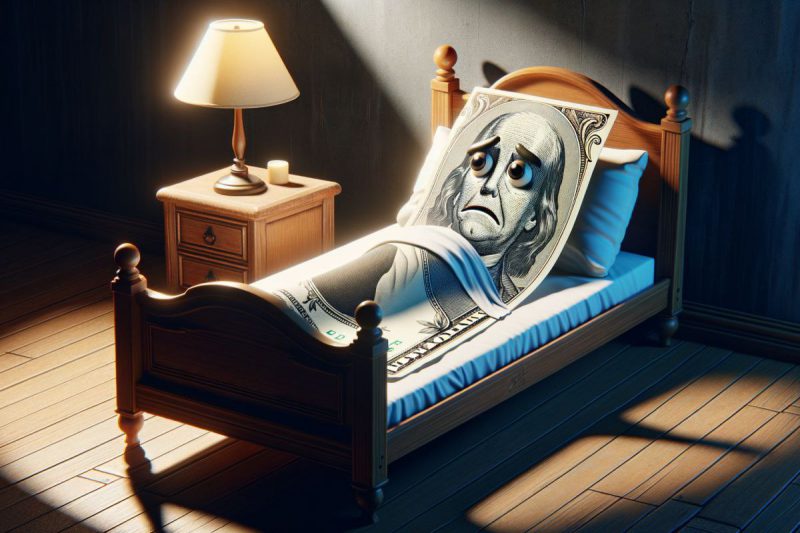 USD ON A BED