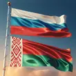 Russia Belarus Flags CIS