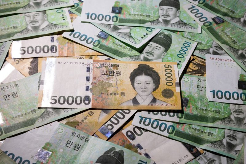 south korean won asian currencies