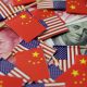 Us Dollar Chinese Yuan Flags