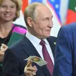 vladimir putin russia president brics currency bill mockup