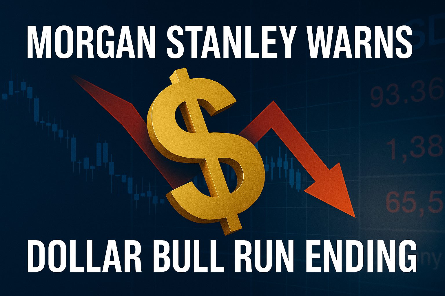 Morgan Stanley Warns Dollar Bull Run Is Nearing Its End
