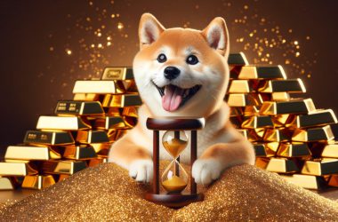 SHIB gold hourglass gold