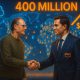 Epic Games CEO Tim Sweeney and Amazon executive shaking hands