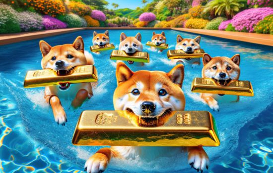 Shiba Inu Pool gold bars