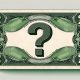 money bill with a question mark