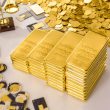 gold coins and bars