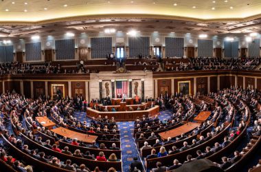 House chamber during tense voting session