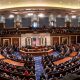 House chamber during tense voting session