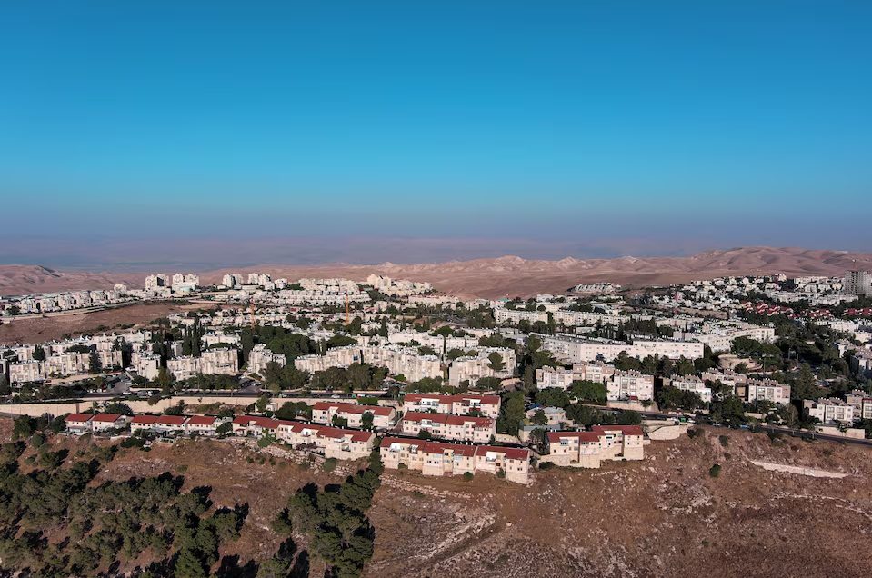 West Bank settlement development in occupied territory