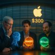 Tim Cook and ChatGPT CEO + Antrhopic CEO