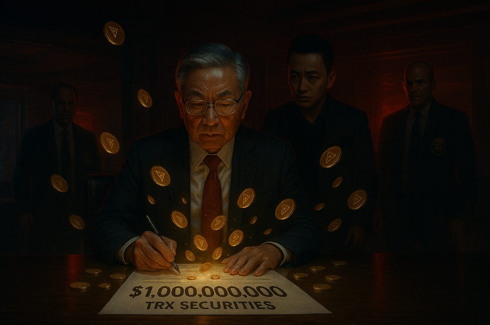 Justin Sun’s Dad Files $1B to Buy TRX as SEC Hunts His Son