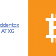 Addentax Group logo and Bitcoin symbol