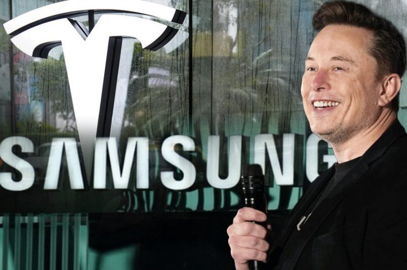 Samsung Musk Tesla AI chip deal